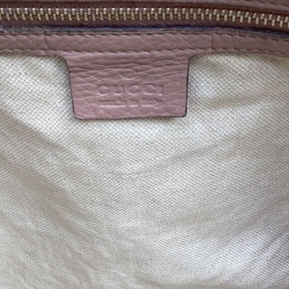 GUCCI LEATHER SHOULDER TOTE HAND BAG LARGE - Picture 11 of 16